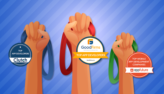 We upheld our brightest presence on GoodFirms', Clutch in the List of Topmost promising mobile app development agency