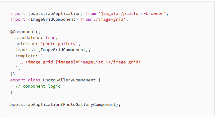 Standalone APIs