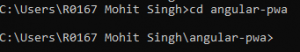 Step 2 Change the command 