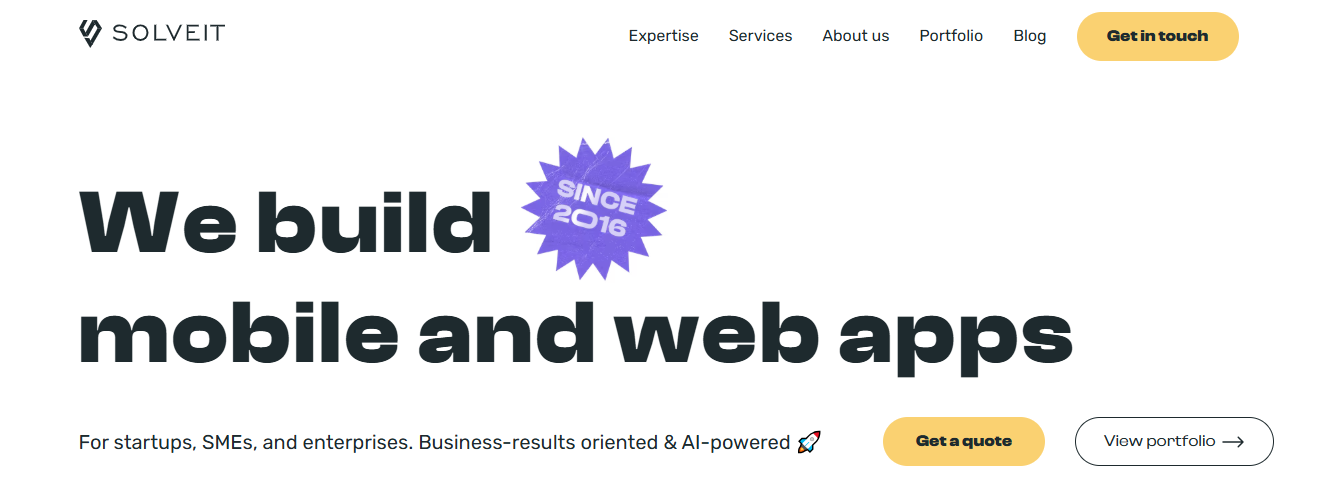 Solveit Homepage
